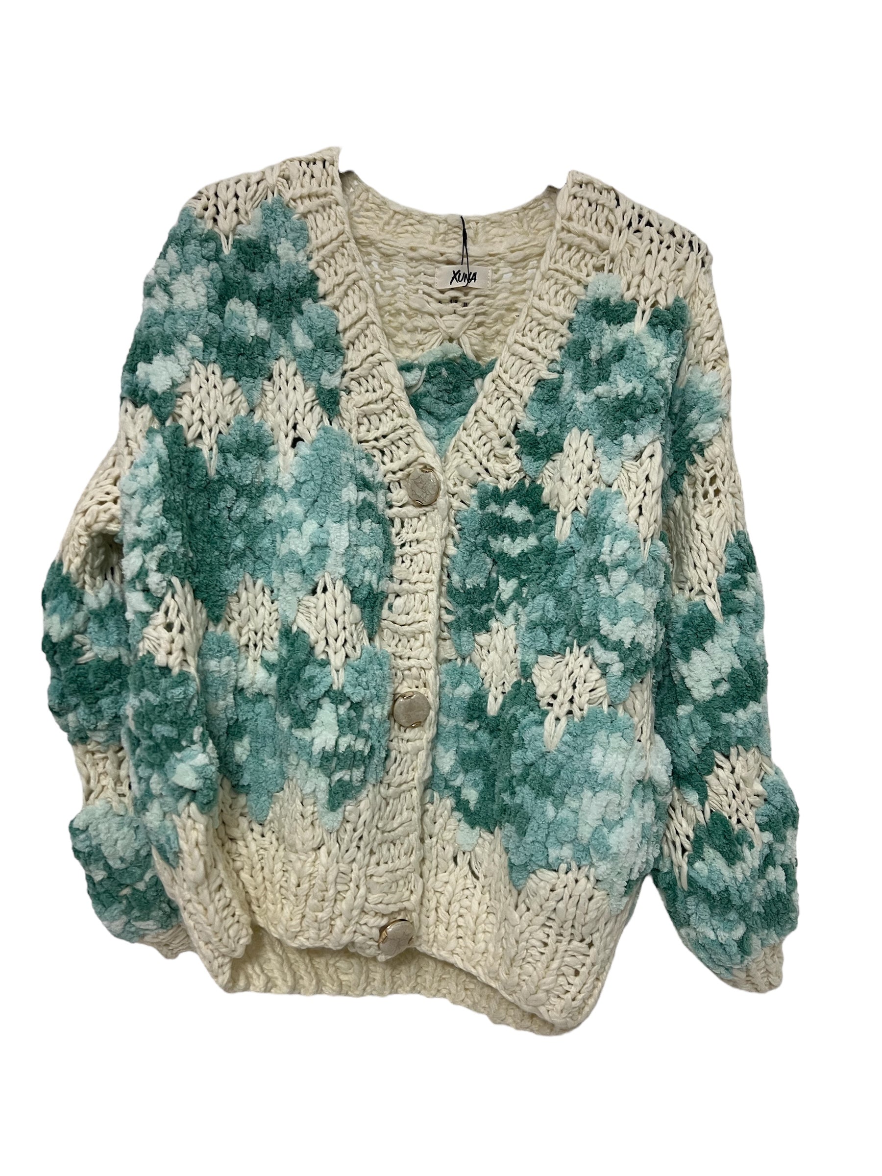 Strickjacke Flower