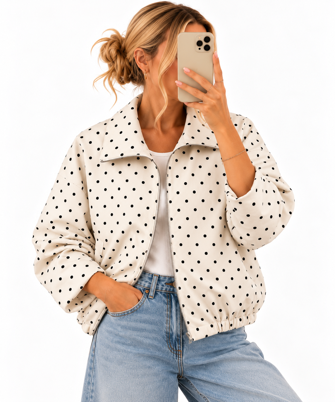 Polka Dot Jacket