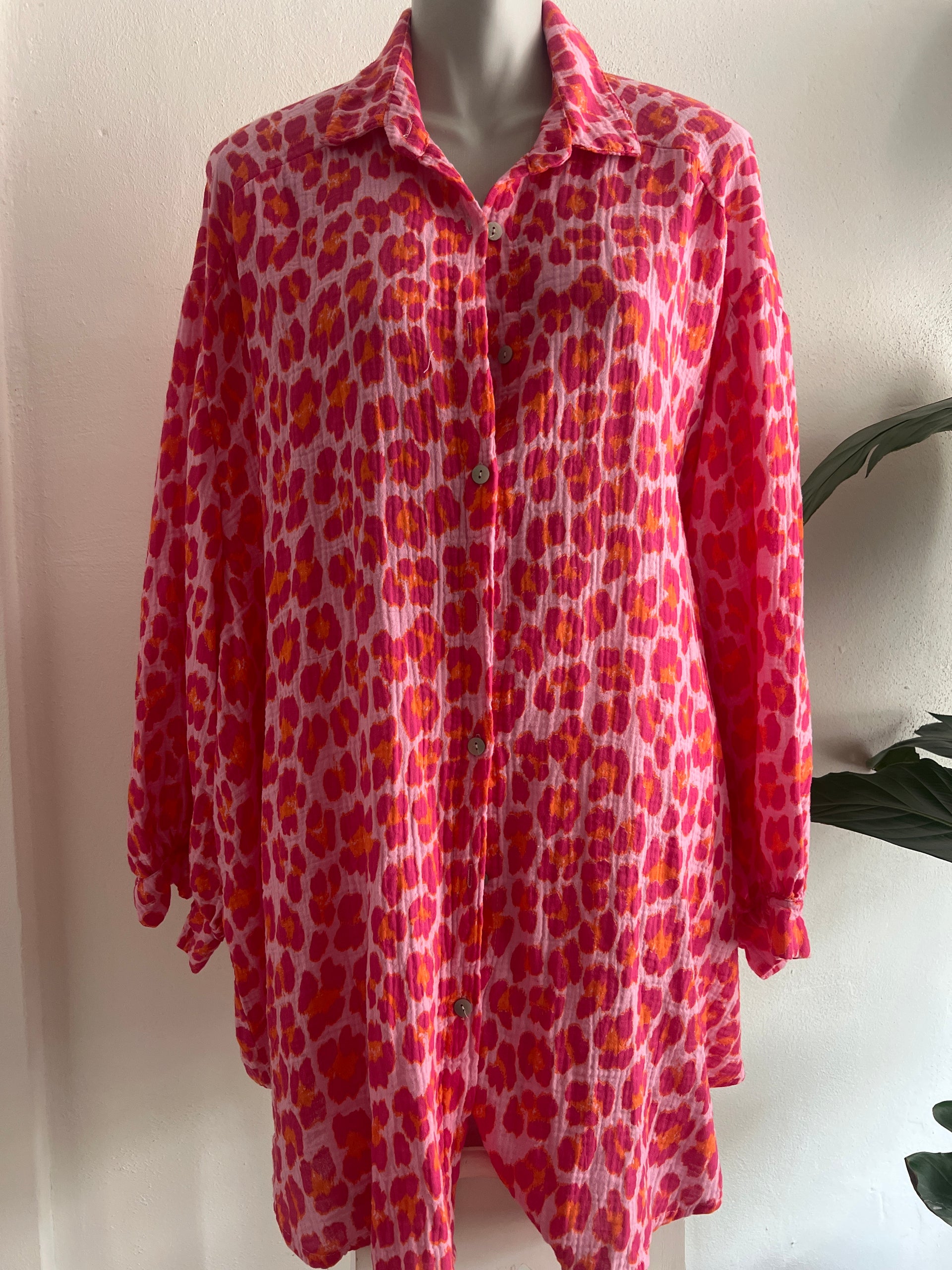 Bluse Leo pink