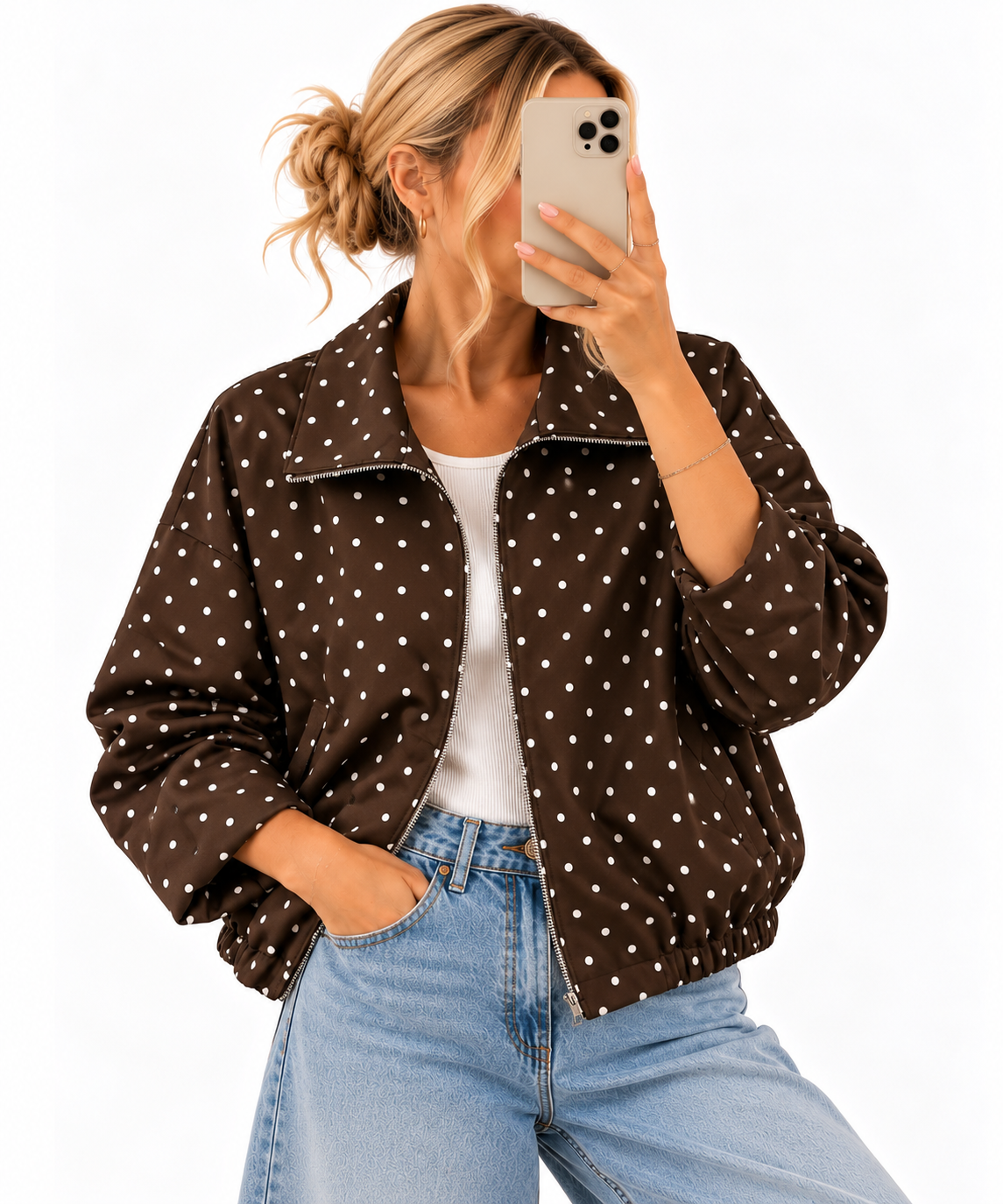 Polka Dot Jacket