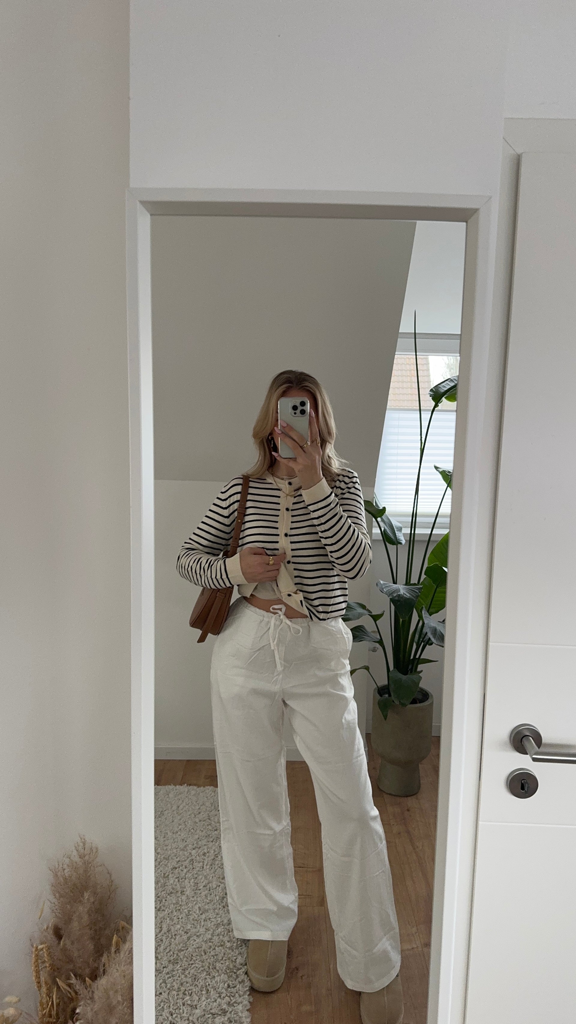 Hose White Pearl Pants