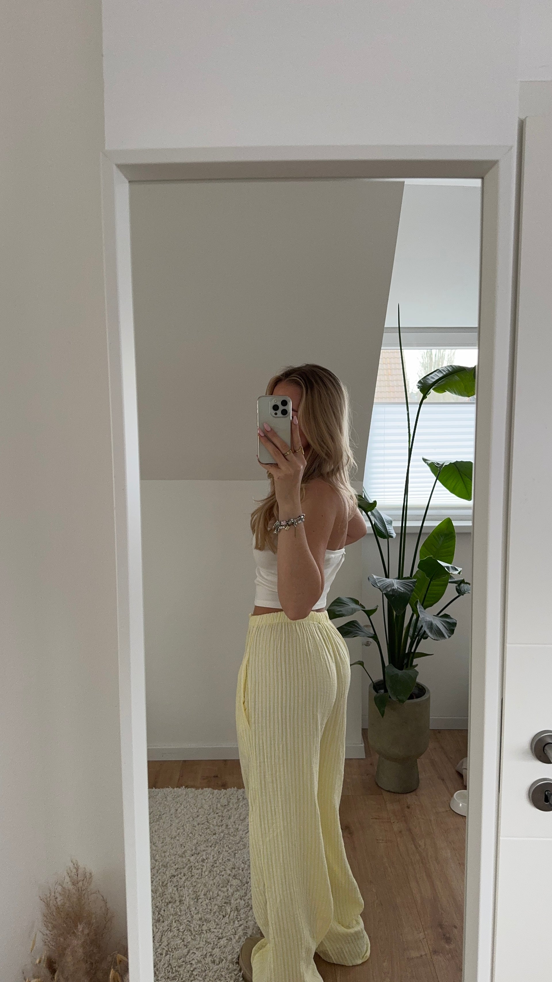 Hose Musselin Streifi Pants